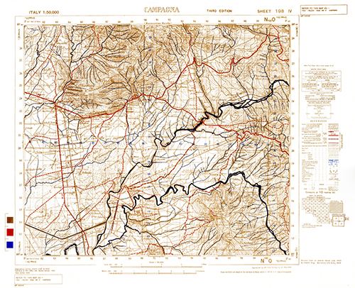 GSGS 4229 1:50,000 Campagna v2 Sheet 198 IV