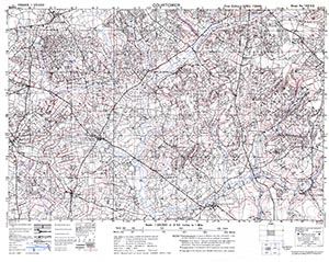 GSGS 4041 1:25,000 Courtomer Sheet 198 SE