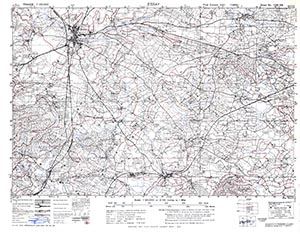 GSGS 4041 1:25,000 Essay Sheet 198 SW