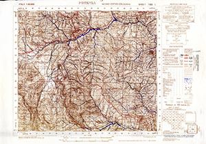 GSGS 4229 1:50,000 Potenza Sheet 199 I