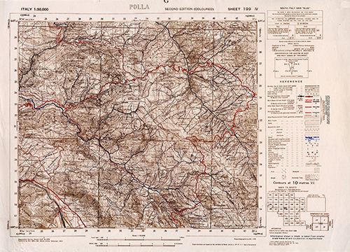GSGS 4229 1:50,000 Polla Sheet 199 IV