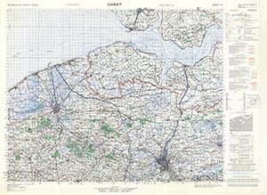 GSGS 4336 1:100,000 Ghent Sheet 2