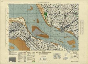 GSGS 4427 1:25,000 Hellevoetsluis Sheet 2 SW