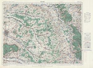 GSGS 4336 1:100,000 Reims Sheet 20