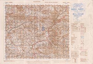 GSGS 4229 1:50,000 Marineo Sheet 258 I