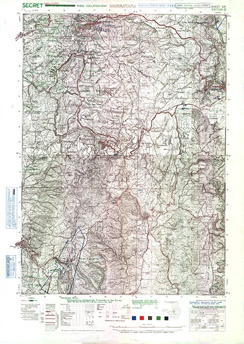 GSGS 8682 1:25,000 Giarratana Sheet 26
