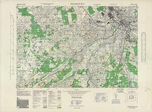GSGS 4427 1:25,000 Eindhoven Sheet 26 NW
