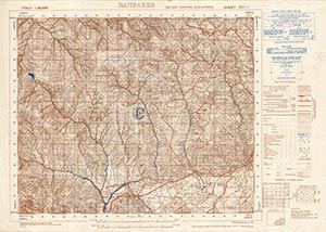 GSGS 4229 1:50,000 Randazzo Sheet 261 I