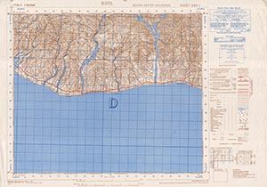 GSGS 4229 1:50,000 Bova Sheet 263 I