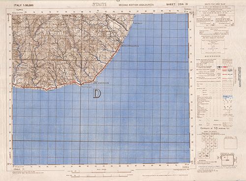GSGS 4229 1:50,000 Staiti Sheet 264 IV