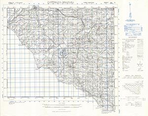 GSGS 4229 1:50,000 Cattolica Eraclea Sheet 266 II