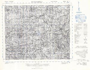 GSGS 4229 1:50,000 Mussomeli Sheet 267 I