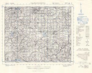 GSGS 4229 1:50,000 Caltanissetta Sheet 268 III