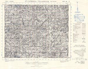 GSGS 4229 1:50,000 Sta Caterina Villarmosa Sheet 268 IV