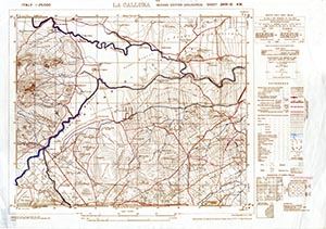 GSGS 4228 1:25,000 La Callura Sheet 269 II SW
