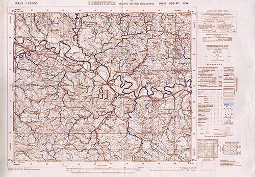 GSGS 4228 1:25,000 Libertinia Sheet 269 IV SW
