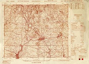 GSGS 4228 1:25,000 Belpasso Sheet 270 IV NW