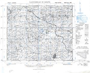 GSGS 4228 1:25,000 Campobello Di Licato Sheet 271 I NE