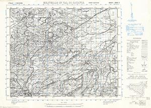 GSGS 4229 1:50,000 Militello in val di Catania Sheet 273 I