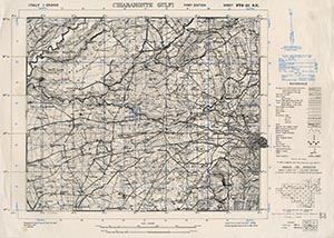 GSGS 4228 1:25,000 Charamonte Gulfi Sheet 273 III SE