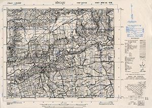 GSGS 4228 1:25,000 Biscari Sheet 273 III SW