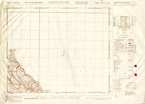 GSGS 4228 1:25,000 Monte Tauro Sheet 274 I NW