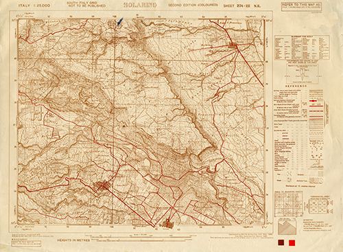 GSGS 4228 1:25,000 Solarino Sheet 274 III NE