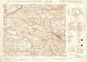 GSGS 4228 1:25,000 Canicattini Bagni Sheet 274 III SW