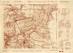 GSGS 4228 1:25,000 Melilli Sheet 274 IV SE