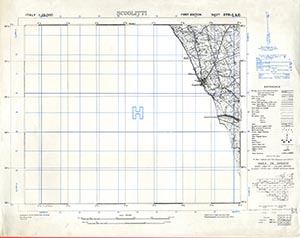 GSGS 4228 1:25,000 Scoglitti Sheet 275 I SE