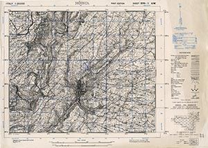 GSGS 4228 1:25,000 Modica Sheet 276 I SW