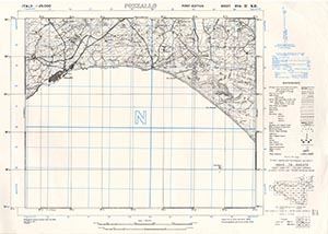 GSGS 4228 1:25,000 Pozzallo v2 Sheet 276 II SE