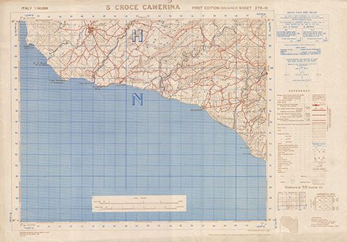 GSGS 4229 1:50,000 S Croce Camerina Sheet 276 III