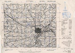 GSGS 4228 1:25,000 Vittoria Sheet 276 IV NW