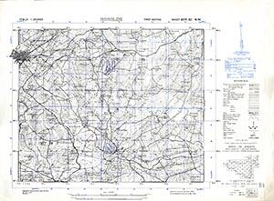 GSGS 4228 1:25,000 Rosolini Sheet 277 III NW