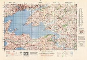 GSGS 4250 1:50,000 Brest Sheet 2G4