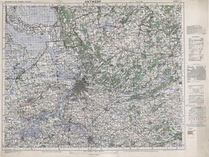 GSGS 4336 1:100,000 Antwerp Sheet 3