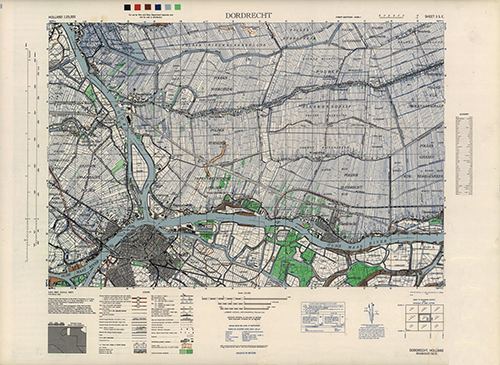 GSGS 4427 1:25,000 Dordrecht Sheet 3 SE