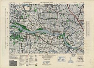 GSGS 4427 1:25,000 Oud-Beijerland Sheet 3 SW