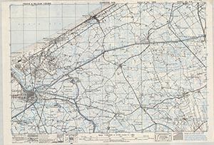 GSGS 4041 1:25,000 Dixmude NW Sheet 30 NW