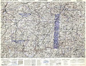 GSGS 4347 1:25,000 La Haye Pesnel Sheet 31/12 SE (UTM Grid)
