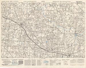 GSGS 4347 1:25,000 Janze Sheet 31/02 NW (UTM Grid)