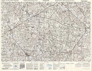 GSGS 4347 1:25,000 Argentre Sheet 31/04 SE (UTM Grid)