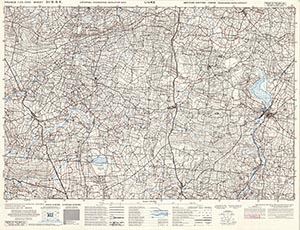 GSGS 4347 1:25,000 Livre Sheet 31/06 SE (UTM Grid)