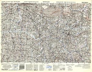 GSGS 4347 1:25,000 Barenton Sheet 34/10 SE (UTM Grid)