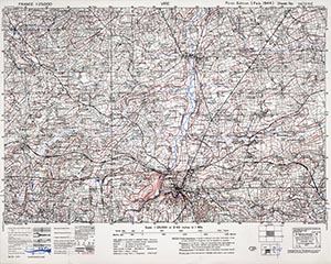 Browse GSGS 4347 1:25,000 Vire Sheet 34/12 NE