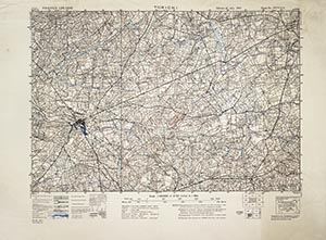 GSGS 4347 1:25,000 Torigni Sheet 34/14 NE