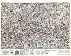 Browse GSGS 4347 1:25,000 Le Beny Bocage Sheet 34/14 SE (UTM Grid)