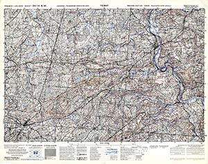 Browse GSGS 4347 1:25,000 Tessy Sheet 34/14 SW (UTM Grid)