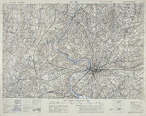 GSGS 4347 1:25,000 St Lo Sheet 34/16 SW